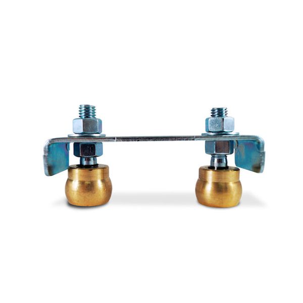 PIVOTE GUIA DOBLE 35 MM CORTO BRONCE