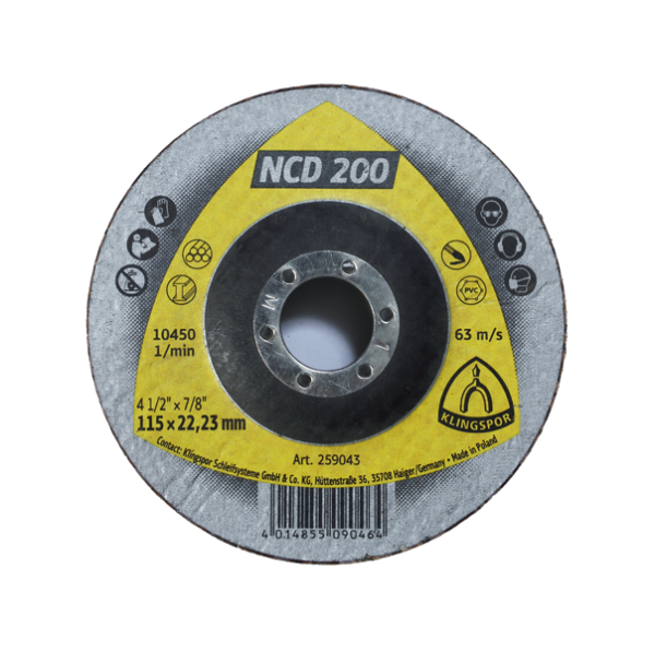 DISCO DE LIMPIEZA NCD 200 115x22.23